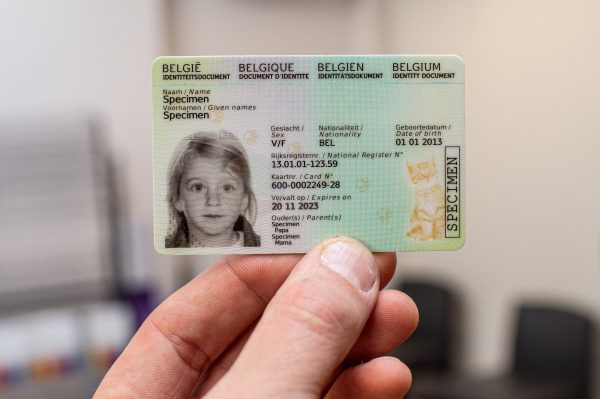 fake Belgian ID card