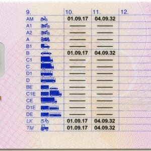 Danish drivers License category